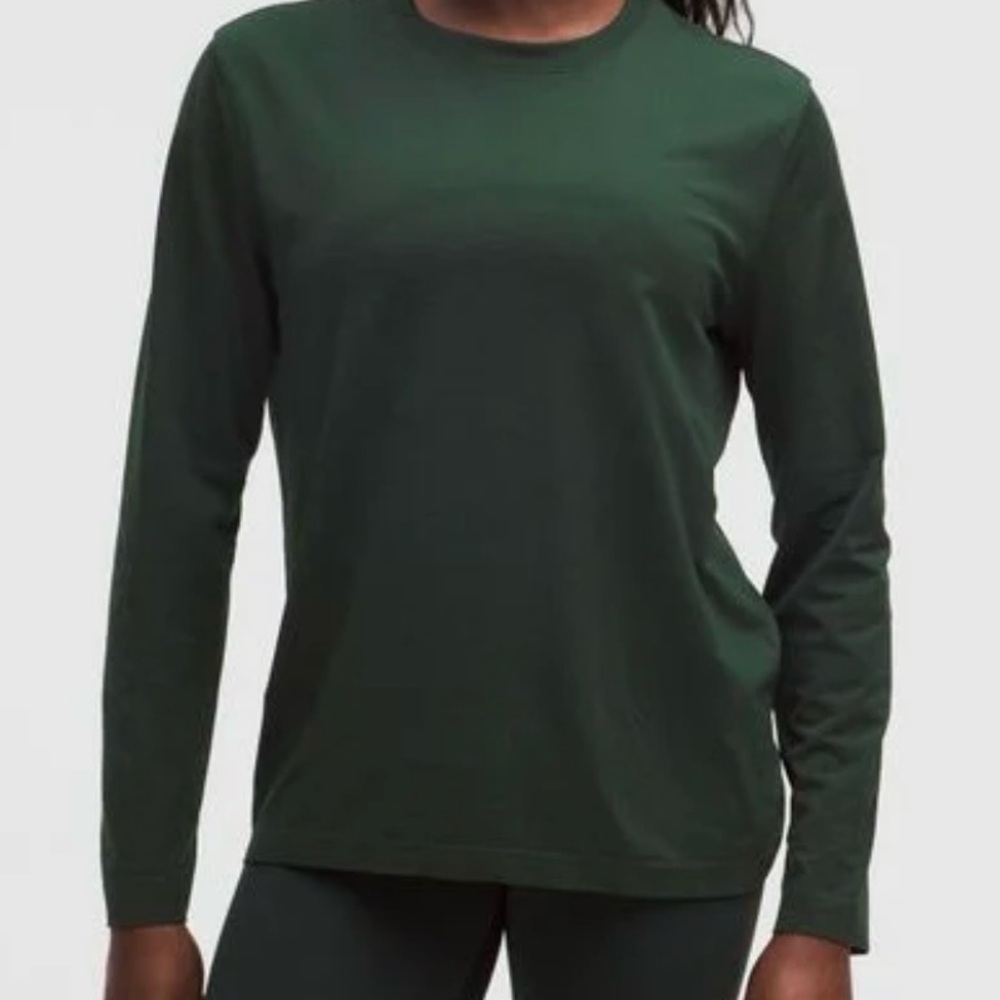 Lululemon Swiftly Relaxed Long Sleeve, updated fit, size 12, dark green